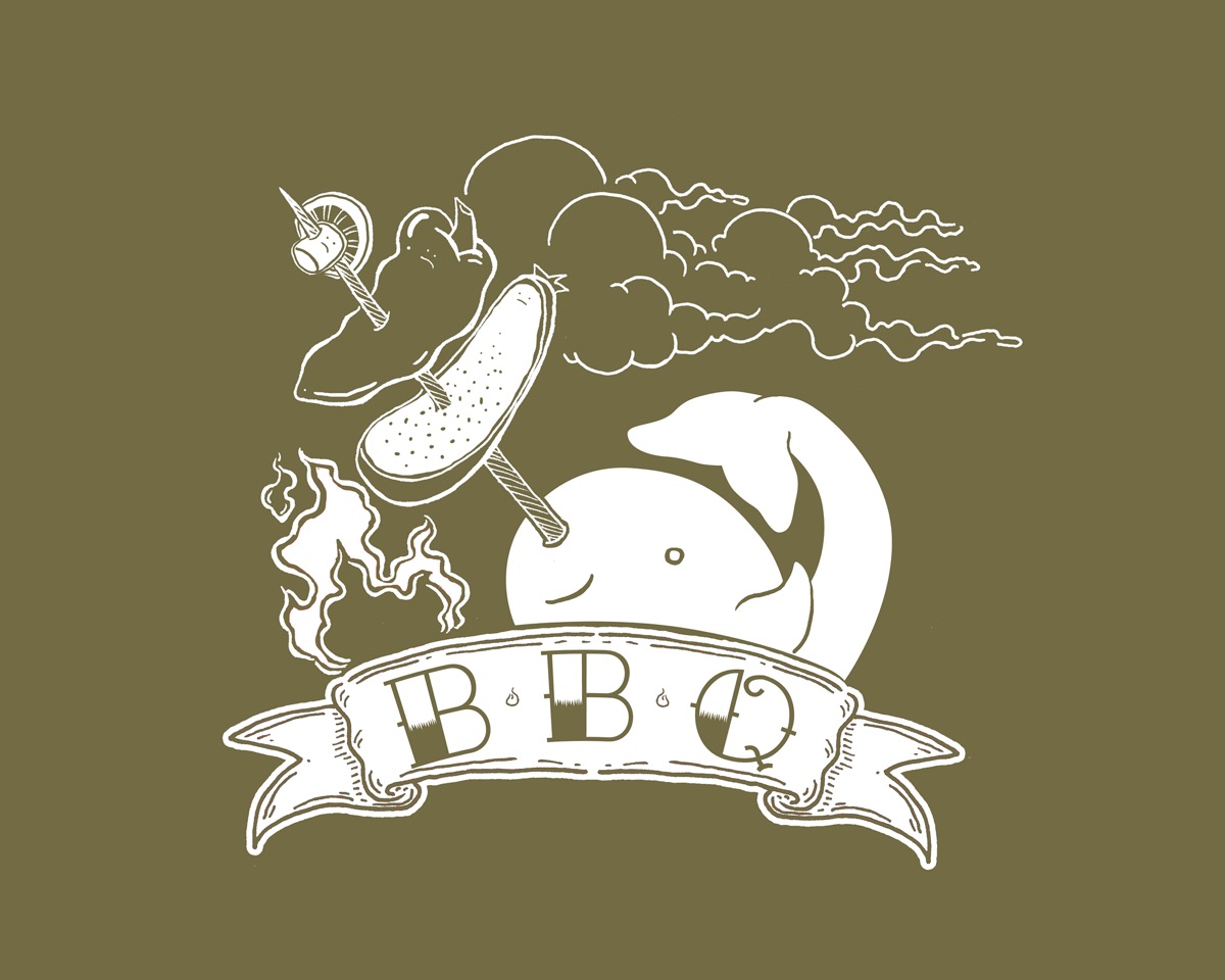 The Vegetarian Narwhal design